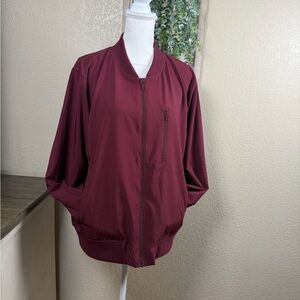 MEN Banana Republic Maroon Bomber Jacket